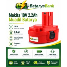 Bataryabank Makita 18V 2.2AH 2200MAH Ni-Cd Muadil Matkap Bataryası
