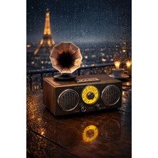 Everton RT-748 Retro Bluetoothlu Radyo USB Tf Kartlı 3 Bant Şarjlı