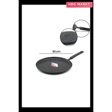 HBG Markt 30 cm Döküm Krep Tava