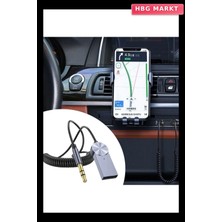 HBG Markt Araba Için Bluetooth Aux Alıcısı Wireless Araç Kiti