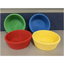 Moontime Alaçatı Halat Ipi Şeklinde Kase Figürü -  20 cm
