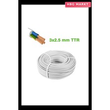 HBG Markt Ttr 3x2.5mm Kablo 100MT Cca Kablo