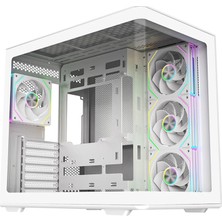 Cooler Master cm Elite 600 Curve Tg Beyaz 850W 80+ Gold Gen5 Argb 4X12CM Fan, Back-Connect Destekli Midtower Kasa