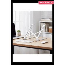 HBG Markt Plastik Katlanır Tablet Standı Ayarlanabilir Açılı, Taşınabilir Tutucu