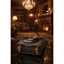 Everton RT-1320BT Bluetooth’lu Nostaljik 3 Bant Radyo & Müzik Çalar (1500MAH Bataryalı)