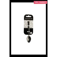 HBG Markt 6 Parça Eko Çubuk Sade Metal Çay Kaşığı 2 mm