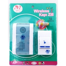 TAN EXPRESS Kırgıl Kablosuz Wireless Kapı Zili 32 Melodili 1 Set