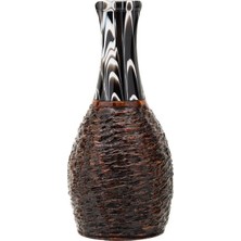Lubinski Yeni 4 Boy Kullanım Briar Puro Ağızlığı 9mm Filtreli Big Carve (38-57 Ring) LB-914