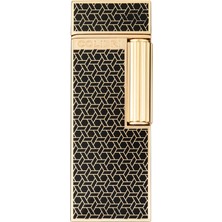 Colibri Continental Soft Flame Gold Desenli Çakmak TR9928