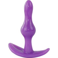 Belirtilmemiş Backpart 2 Boğumlu Silikon Anal Tıkaç - Mor