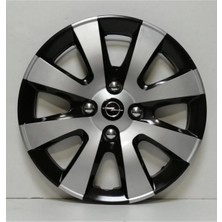 Moontime Alaçatı Opel 15 Inç Jant Kapağı Takımı Çelik Görünümlü Kırılmaz 4 Adet