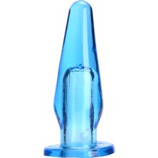 Belirtilmemiş Backpart Yumuşak Silikon 6cm Anal Tıkaç - Mavi