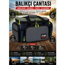 Fish Bull Cepli Balıkçı Çantası Gri Renk