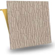 Tink Kendinden Yapışkanlı Keçe Kare Halı Geometrik Desen Devetüyü 48X48 cm 4 Adet (0,92 M²)