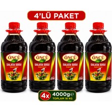 Öncü Nar Aromalı Salata Sosu 4’lü Paket 4X4000 G (Toplam 16 Kg)