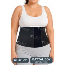 Flexy Medical Battal Boy Yün Korse Ayarlanabilir Bel Korsesi Erkek Kadın Unisex Sıcak Tutan Nefes Alabilen Bel Destekleyici Büyük Beden Termal Korse Karın Toparlayıcı Kışlık Ortopedik Korse