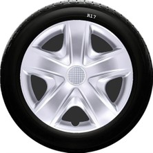 Moontime Alaçatı Peugeot Uyumlu 17 Inc Kırılmaz Sks Jant Kapağı 1 Takım 4 Adet NO:500