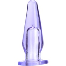 Belirtilmemiş Backpart Yumuşak Silikon 6cm Anal Tıkaç - Mor