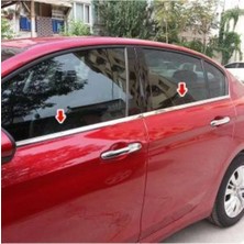 Moontime Alaçatı Fiat Egea Krom Cam Çıtası Takımı