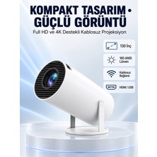 HBG Markt Ultra Pro Projeksiyon Cihazı 130 Inç Full Hd