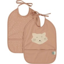 Moontime Alaçatı Sıvı Geçirmez 2li Mama Önlüğü Seti Mrs.cat