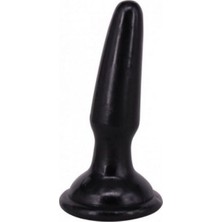 Belirtilmemiş Gerçekçi Vantuzlu 11.5cm Anal Plug (Tıkaç) - Siyah