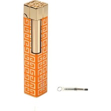 Vindiesel Soft Flame Turuncu Desenli Çakmak TR4779