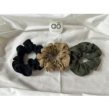 Aslı Özgün 3'lü Scrunchie Saç Tokası
