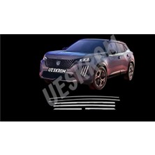 Moontime Alaçatı Peugeot 2008 Uyumlu Krom Cam Çıtası 6 Prç 2020 Üzeri