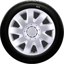 Moontime Alaçatı Hyundai Uyumlu 15 Inç Kırılmaz Sks Jant Kapağı 1 Takım 4 Adet NO:311