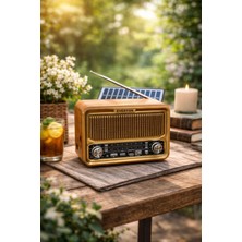 Everton RT-672 Nostalji Radyo | Fm / Am / Sw Radyo | Mp3 Destekli |ahşap Tasarım Taşınabilir Radyo