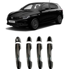 Moontime Alaçatı Fiat Egea Uyumlu Hb Krom Kapı Kolu Nikelajı