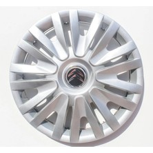 Moontime Alaçatı Xsara 14"inç Kırılmaz 4 Adet 1 Takım Gri Jant Kapağı