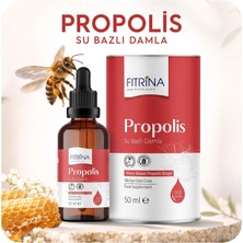 Fıtrina Propolis Su Bazlı Damla %10 Saf Propolis 50 ml – Alkolsüz, Renklendirici ve Katkı Maddesi İçermez