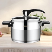 Asitan Enio 4 Lt. Paslanmaz Çelik Klasik Düdüklü Tencere