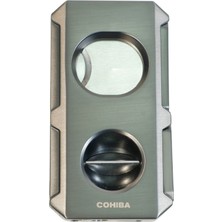 Cohiba Dahili Delici & Iğneli Sv-Cut Gunmetal Puro Makası Kesici