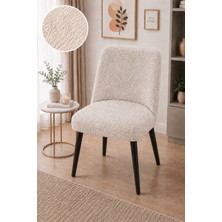 Halis Home Bohem Sandalye Örtüsü Jakarlı Kumaş Oval Bohem Sandalye Kılıfı
