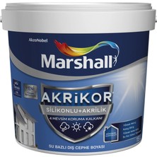 Marshall Akrikor Silikonlu Akrilik Dış Cephe Boyası Bw Baz 15 L