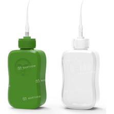Mbl 2li 2UUL CL52 50cc Yumuşak Uçlu Sıvı Saklama Şişesi Ekran Telefon Elektronik Tamir Şişesi Yeşil/Şeffaf