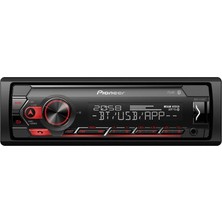 Pioneer MVH-S320BT USB Fm Aux Mp3 Bluetooth'lu Mekaniksiz Oto Teyp 4X50 Watt