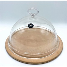 Moontime Alaçatı Slainte Fümeleme Ahşap Fanus 21CM