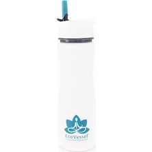 Eco Vessel Aqua Vessel Insulated Filtre Bottle Termos 0.50 Litre-Beyaz