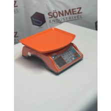 Moontime Alaçatı Brader 40 kg Elektronik Dijital Hesaplamalı Terazi Turuncu