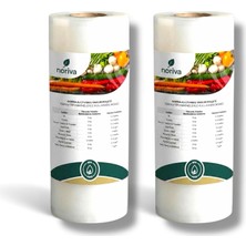 Asitan Ev Tipi Gofrajlı Vakum Poşeti Rulo Seçenekli (20 Cm)