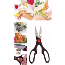 Asitan Plastik Saplı Çok Amaçlı Çelik Mutfak Makası Sebze Meyve DOĞRAYICI,01255HYD23243260