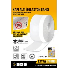 Moontime Alaçatı SGS1243 Kapı Altı Izolasyon Bandı 35 Mm*3 mt Yüksek Yapışma Gücü