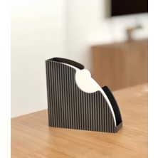 Asitan Housetrend Filtre Kahve Kağıdı Tutucu Organizer Geometrik Desenli Varyasyon V60 Coffee Paper Filt