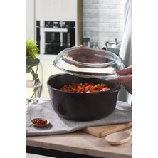 Asitan Paşabahçe Borcam Non Stick Fırın Kabı, 24 x 27 Cm, Siyah