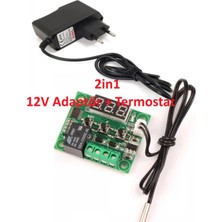 Moontime Alaçatı W1209 Termostat, 12V Adaptör, Kuluçka Için Termostat, Kuluçka Termostat Adaptör