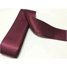 Moontime Alaçatı - Bordo Saten Kurdele 4 cm 10 Metre